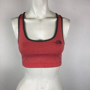 The North Face Womens XS Sports Bra Reversible Red